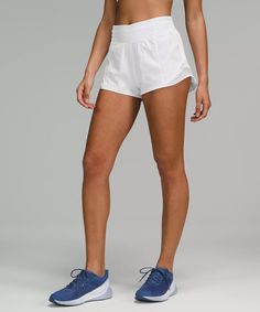 Hotty Hot High-Rise Lined Short 2.5" | Women's Shorts | lululemon Lululemon Hotty Hot Shorts, Hotty Hot Shorts, Mid Rise Shorts, Hot Shorts, Lululemon Shorts, High Rise Shorts, Designer Shorts, Lululemon Women, Bottom Clothes