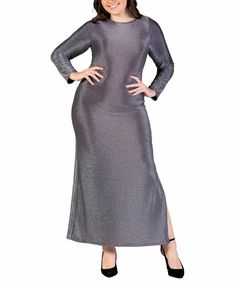 in stock Shimmery Fabric, Fitted Long Sleeve, Midi Slip Dress, Plus Size Fits, Sweater Dress Midi, Sleeve Maxi Dress, Women Maxi, Long Sleeve Maxi, Silver Dress