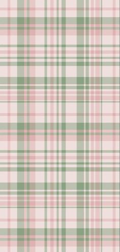 a pink and green plaid background