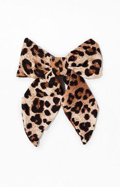 Add a wild touch to your look with the Leopard Big Bow Barrette from LA Hearts. Featuring a bold leopard print and a stylish bow design, this barrette clip closure keeps your hair securely in place with a chic flair.Leopard print bowBarrette clip closure LA Hearts Womens Leopard Big Bow Barrette - Leopard Animal Print Leopard Print Bow, Women's Hair Accessories, Bow Barrette, Leopard Animal, Big Bow, Women's Hair, Bow Design, Big Bows, Barrette Clip