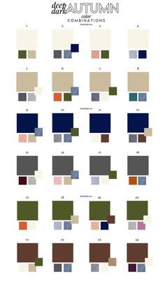 Dark (Deep) Autumn Wardrobe Colors — THE DAILEIGH Deep Autumn Palette Outfits Style, Neutral Deep Color Palette, Fall Wardrobe Color Palette, Deep Autumn Hourglass Outfits, Deep Autumn Blue Palette, Deep Blue Color Combination, Deep Autumn Capsule Wardrobe Summer, Dark Deep Autumn Color Palette