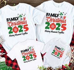 Family Christmas 2025 Making Memories Together Shirt, Matching Family Christmas Shirt, Christmas Party Shirt, Family Squad Shirts,Family Tee Discover our exclusive collection of specially crafted t-shirts designed for football enthusiasts and anyone who appreciates style and comfort. At our store, you've arrived at the perfect destination for those seeking trendy, modern, adorable, and cozy t-shirts. 🌸 DETAILS 🌸 We take pride in using the finest shirts in the industry for printing, namely Bell Family Christmas Shirts Matching Vinyl, Christmas Family Name Shirts, Christmas Party Shirt, Christmas Party Shirts, Family Tees, Squad Shirt, Ideas Family, Family Christmas Shirts, Christmas 2024