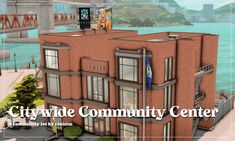 the city wide community center is shown in this image