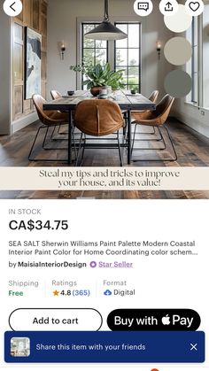 an email post for a furniture store with the same color scheme as it appears in this ad