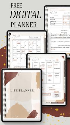 Free Digital Planner Diy Goodnotes Planner, Planner On Goodnotes, Digital Planner Template Ideas, Journal Ideas Ipad, Journaling Goodnotes, Goodnotes Digital Planner Ideas, Planner Ipad Template, Goodnotes School Planner Template Free