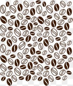 coffee beans on a transparent background