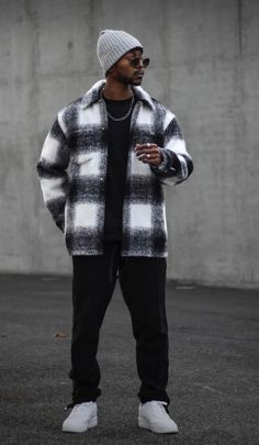 Black Street Fashion Men, Black Male Winter Outfits, Big Boy Outfits Black Men, Urban Male Outfits, Black Male Fashion Casual, Outfit Inspo Fall Men, Eclectic Grandpa Outfits Men, Style Homme Streetwear, Winter Casual Outfits Men