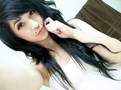 Scene girl | tumblr Scene Hairstyles, Rock Star Hair, Angel Bites, Goth Stuff, Emo Style, Septum Piercings, Creative Hair, Awesome Hair