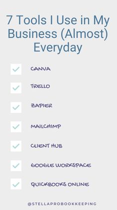 the seven tools i use in my business almost every day, including email and mail