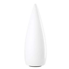 a white vase sitting on top of a table