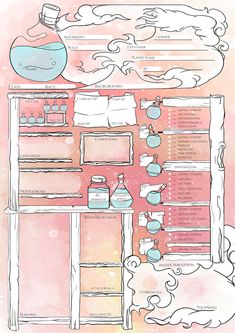 an illustrated drawing of the contents of a refrigerator