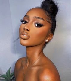 Mekap Mata, Brown Girls Makeup, Natural Glam Makeup, Brown Skin Makeup, Soft Glam Makeup, Glam Makeup Look, Glamour Makeup