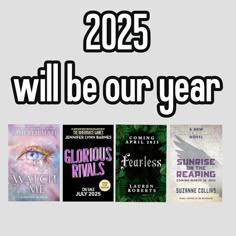 there are four books in this series and the title reads 205 will be our year