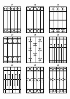 the different types of wrought iron fence designs and their uses for fences, gates or windows