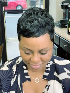 Pixie Cut Weave Black Women, Short Pixie Lace Front Wig, Pixie Cut Lace Wig, Jet Black Pixie Haircut, Short Hair Cuts For Black Women Relaxed, Very Short Pixie Haircut Black Women, Full Lace Pixie Cut Wig