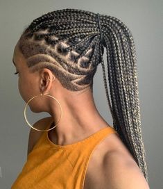 50 Box Braids Protective Styles on Natural Hair with Full Guide - Coils and Glory Undercut Braid, Purple Box Braids, Burgundy Box Braids, Black Box Braids, Extra Long Hair, Short Box Braids