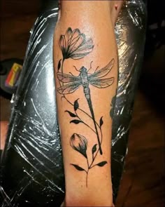 a dragonfly sitting on top of a flower