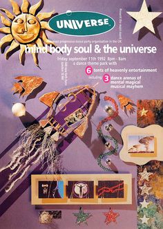 an advertisement for the university of minnesota showing various items on display in front of a purple background