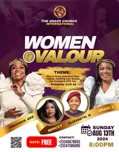 the grace church women's choir flyer