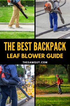 the best backpack leaf blower guide