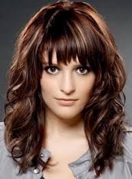 layered curly bangs - Google Search Long Hair With Bangs And Layers, Trendy Bangs, Bangs Hairstyle, Cheap Human Hair Wigs, How To Cut Bangs, Short Human Hair Wigs, Trendy Hairstyle, Easy Hairstyle