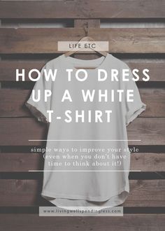 How to Dress Up a White T-Shirt White Tshirt Outfit, How To Have Style, Long Summer Dresses Maxi, Look Formal, Formal Cocktail Dress, T Shirt Fashion, Long Dress Casual, Midi Dress Casual, Simple Shirts