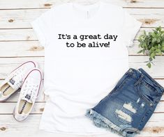 This t-shirt is everything you’ve dreamed of and more. It feels soft and lightweight, with the right amount of stretch. It’s comfortable and flattering for all. • 100% combed and ring-spun cotton (Heather colors contain polyester) • Fabric weight: 4.2 oz./yd.² (142 g/m²) • Pre-shrunk fabric • Side-seamed construction • Shoulder-to-shoulder taping • Blank product sourced from Nicaragua, Mexico, Honduras, or the US Joy Of Living, Create T Shirt, Diy Shirt, Inspirational Message, Trendy Accessories, Pop Up Shop, Inspirational Gifts