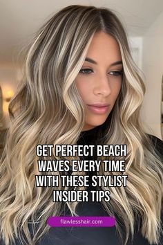 How To Get Perfect Beach Waves How To Make Large Waves In Long Hair, How To Curl Hairstyles, Long Layers Beach Waves, How To Make Beach Waves In Hair With Flat Iron, How To Make Beach Waves With A Curler, Best Tool For Beach Wave Hair, Curling Beach Waves, How To Get Loose Waves With Curling Iron, How To Use A Beach Wave Iron