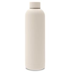 a white bottle is shown on a white background