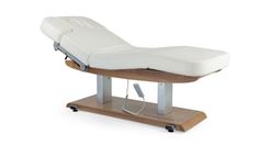 Tejas Electric Spa Massage Table is our premium electric massage bed that combines luxury with functionality. This professional bed offers fully electronic control for height, backrest, leg rest, and Trendelenburg function via a convenient handset. The gas spring-mounted lower-able armrests relax neck and shoulder muscles during face-down massages, and the removable nose slot ensures easy breathing for clients. Electric Massage Table, Spa Massage Bed, Neck And Shoulder Muscles, Spa Furniture, Massage Bed, Professional Massage, Leg Rest, Massage Tables