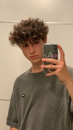 Guys With Permed Hair, Hair Styles For Guys With Curly Hair, Guys With Perms, Perms Guys, Cute Teenage Boys With Curly Hair, Long Permed Hair Men, Messy Perm Men, Perm For Guys