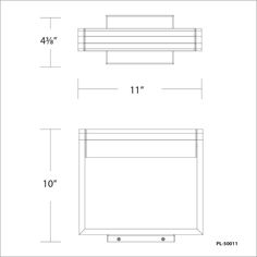 a drawing of a bench with measurements for it