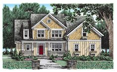 this is an artist's rendering of these house plans