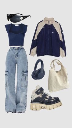 Outfit Shuffles, Look Grunge, Mode Zara, Y2k Outfits