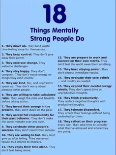 18 things mentally strong people do forbes | Embedded image permalink Mentally Strong People, Mentally Strong, Strong Mind, Thought Quotes, Deep Thought, Emotional Intelligence