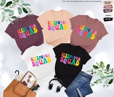 Sleepover Squad Shirt, Sleepover Shirts, Besties Shirt, Girls Party Shirts, Sleeping Shirt, Girls Night Shirt, Sleep Lover,girls Weekend Tee - Etsy Sleepover Squad, Sleeping Shirt, Sleep Lover, Squad Shirt, Girls Weekend, Sleep Shirt, Girls Party, Night Shirt, Party Shirts