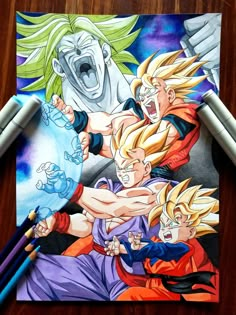 Drawing Dragon Ball, Drawing Dragon, Dbz Drawings, Anime Canvas Painting, Ball Drawing, Naruto Sketch, Dragon Ball Super Artwork