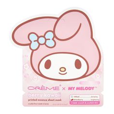 The Creme Shop My Melody Berry Kawaii Printed Essence Sheet Mask 3pk – ikatehouse So Kawaii, Creme Shop, Cute Face Masks, Sanrio Stuff, Hello Kitty Makeup, Paper Dolls Clothing, Kawaii Faces, Daucus Carota, Skin Regimen