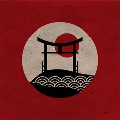 Japan on Behance Cool Japanese Art, Japanese Temple Illustration, Anime Graphics Design, Japan Doodle Art, Japanese Hd Wallpaper, Japan Black Aesthetic, Japanism Art, Japan Graphic Design Illustration, European Graphic Design