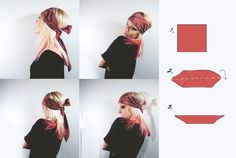 Ways To Wear Head Scarf, Pirate Hair, Knot Ponytail, Pirate Bandana, Head Turban, Tie A Scarf, Ponytail Wrap, Pirate Outfit, Diy Kostüm