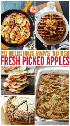 20 delicious ways to use fresh picked apples for desserts, pies and more