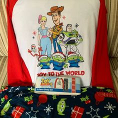 Toy Story 4 Ladies Christmas Pajama Set. Size Is Xxlarge 2 Piece Set New With Original Tags. Top Is White And Red With Characters From The Toy Story 4 Movie. Bottoms Are Long Pants. Tommy Shirt, Cuddle Duds, Thermal Pajamas, Christmas Flannel, Lounge Pants Womens, Plaid Pajama Pants, Flannel Pajama Pants, Wrap Shorts, Pink Pajamas