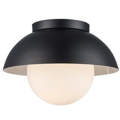 a black and white light fixture