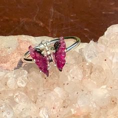 Hand Carved Watermelon Tourmaline 925 Sterling Silver Ring, Size 8 Carved Watermelon, Sunburst Ring, Watermelon Carving, Blue Stone Ring, Jewelry Hand, Rings Jewelry Fashion, Watermelon Tourmaline, Sterling Silver Flowers, Size 10 Rings