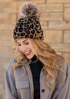 This item is in stock and ready to ship! Also available for local pickup from Magnolia, TX. Spend over $99 and shipping is on me! This eye-catching leopard beanie features a knit style with an adorable faux pom accent. Leopard is a neutral, so enjoy pairing it with your favorite winter outfits! One size fits most. Leopard Print Beanie, Leopard Decor, Cute Beanies, Stocking Cap, Christmas Clothes, Comfy Chic, Cute Winter Outfits, Winter Hats For Women, Faux Fur Pom Pom