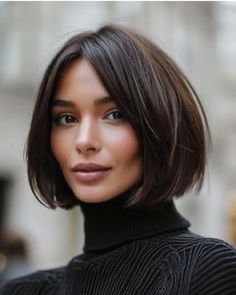 Bob Haircut Brown Hair, Brown Bobs, Short French Bob, French Bob, Shaggy Bob, Short Brown Hair, Haircuts Straight Hair, Hair Color And Cut, Short Hair Haircuts