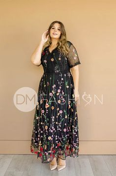 Diana Embroidered Black Floral Dress - DM Exclusive Quality online women’s modest clothing & accessories boutique. Everything you need at unbeatable prices. Modest dresses Modest bridesmaid dresses, modest missionary dresses, mother of the bride dresses Modest swim designs. One pieces, tankinis, midkinis, and more! Design A Dress, Modest Swim, Boutique Style Outfits, Black Floral Dress, Modest Bridesmaid Dresses, Accessories Boutique, Master Piece, Create Outfits, Swimsuit Fashion