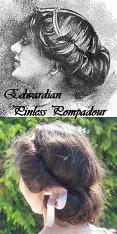 Edwardian Pompadour, 1910s Hair, 1910 Hairstyles, Falling Angels, Dolly Hair, Edwardian Hair, Long Hair Cuts Straight, Teasing Hair