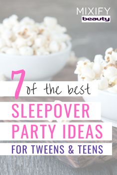 Sleepover Ideas For Teenagers, Slumber Party Foods, Teen Girl Birthday Party, Girls Sleepover Party