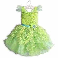 Disney Store Princess Tinker Bell Costume Dress  Girl Size 5/6, 7/8 Infants, Toddlers, & Kids Size (approx) Alpha Height in Inches Weight in lbs Age Chest in Inches Waist in Inches 0-3m   up to 22" up to 11 lbs 0-3 mos     3-6m   22-25" 11-15 lbs 3-6 mos     6-9m   25-27" 15-18 lbs 6-9 mos     9-12m   27-29" 18-22 lbs 9-12 mos     12-18m   27-31" 18-26 lbs 12-18 mos     18-24m   29-33" 22-29 lbs 18-24 mos     2T   31-34" 26-29 lbs 1-2 yrs 20½" 20" 3T   34-38" 29-33 lbs 2-3 yrs 21" 20½" 4T   38-4 Bell Costume, Tinker Bell Costume, Costume For Kids, Organza Skirt, Costume Collection, Disney Costumes, Tinker Bell, Dress Girl, Disney Merchandise